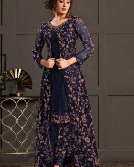 3PC – Embroidered Yarn Dyed Cotton Suit